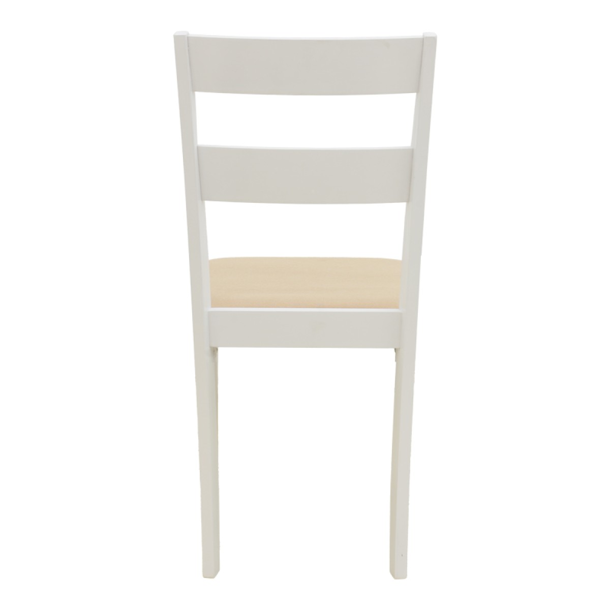 Καρέκλα Dallan pakoworld rubberwood λευκό 40x47.5x89εκ