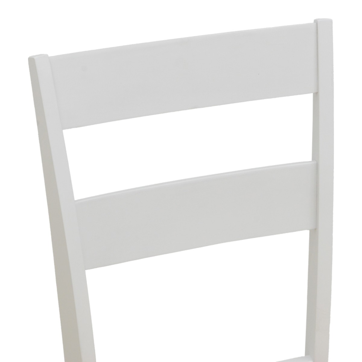Καρέκλα Dallan pakoworld rubberwood λευκό 40x47.5x89εκ