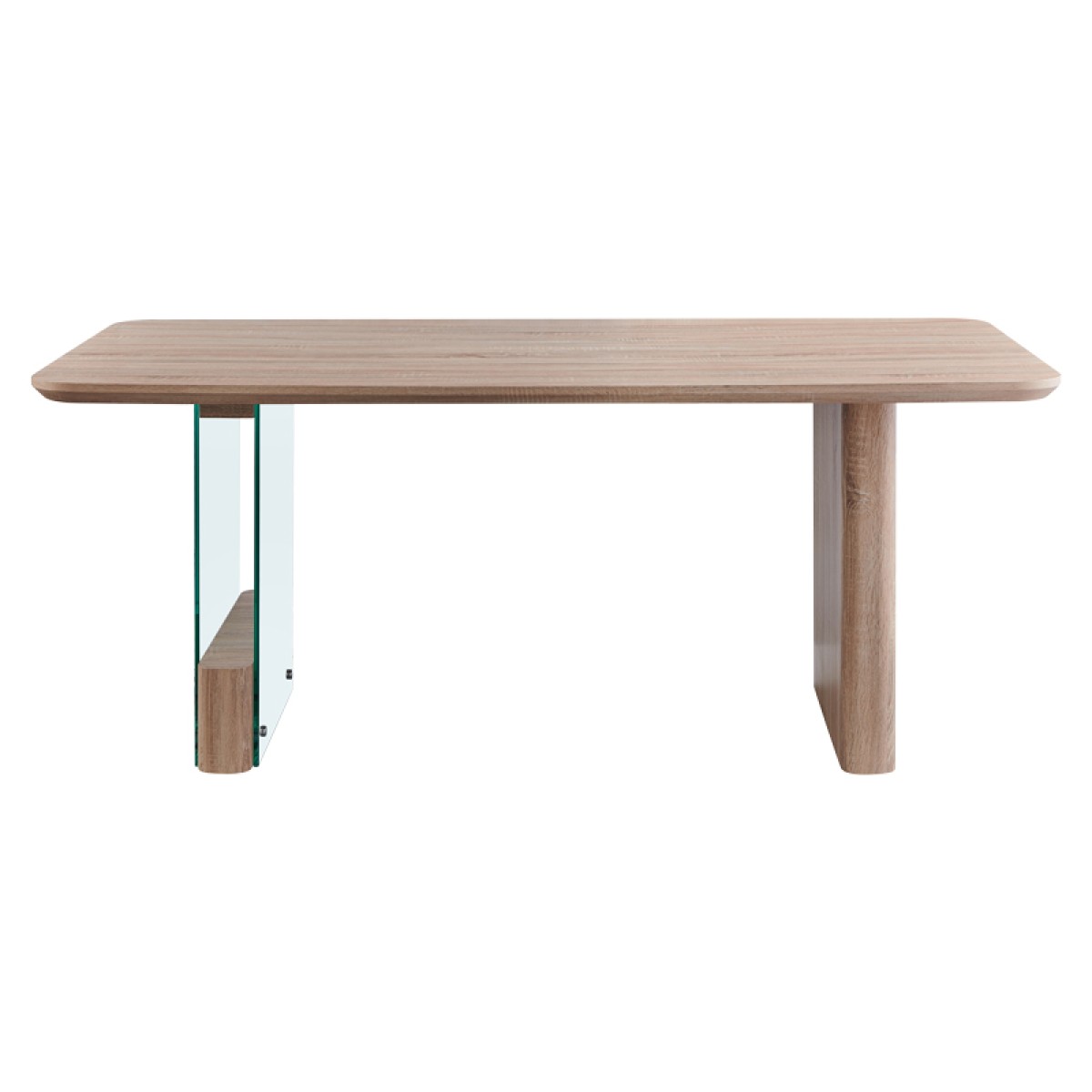 Tραπέζι Faghan pakoworld καφέ mdf 180x90x76εκ Tραπέζι Faghan pakoworld καφέ mdf 180x90x76εκ