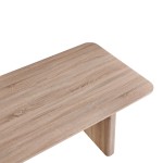 Tραπέζι Faghan pakoworld καφέ mdf 180x90x76εκ Tραπέζι Faghan pakoworld καφέ mdf 180x90x76εκ