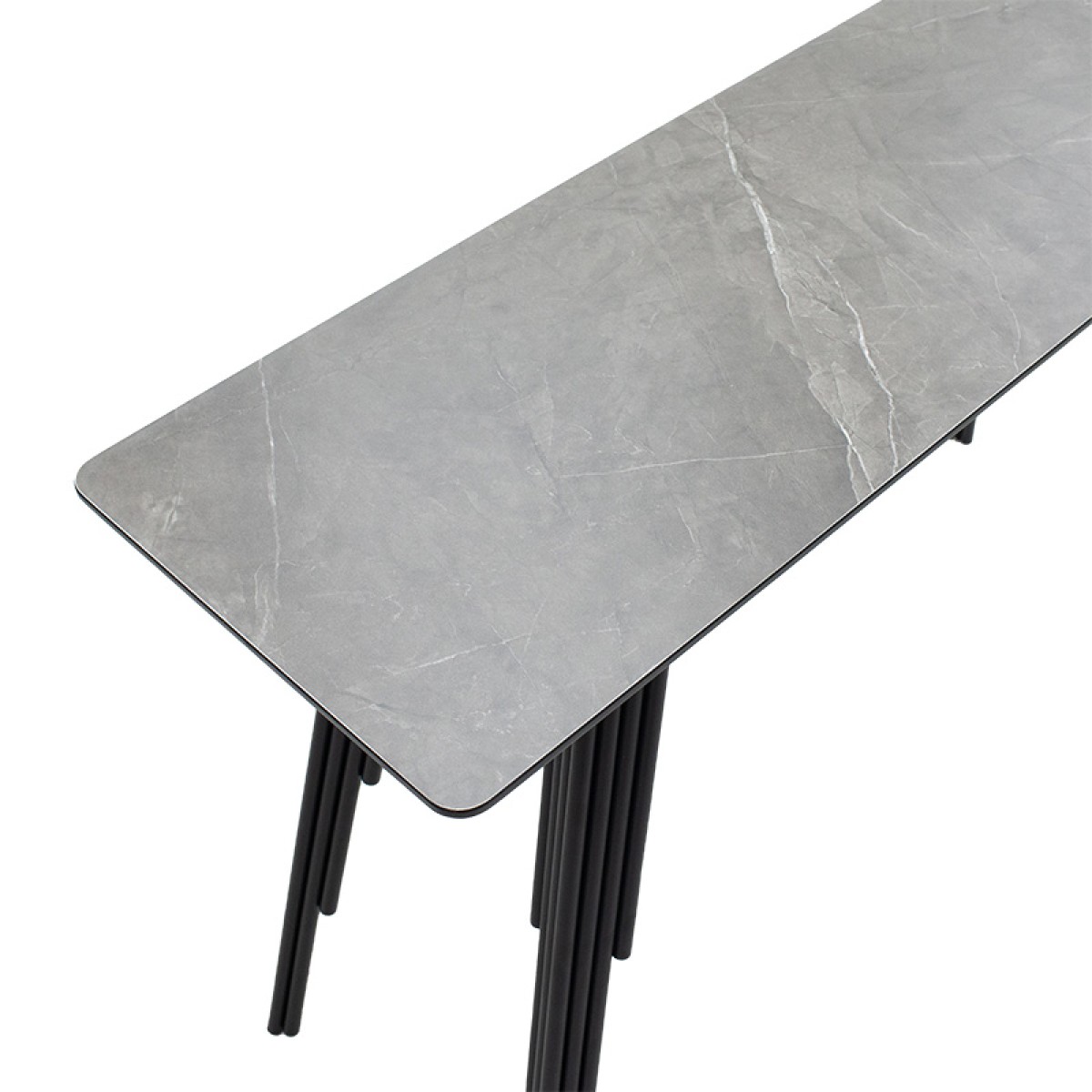 Κονσόλα Lifo pakoworld MDF ανθρακί cement-μαύρο 120x40x75εκ Κονσόλα Lifo pakoworld MDF ανθρακί cement-μαύρο 120x40x75εκ