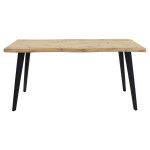 Τραπέζι Velto pakoworld MDF sonoma 160x90x76εκ Τραπέζι Velto pakoworld MDF sonoma 160x90x76εκ