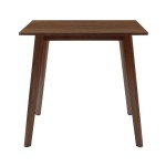 Τραπέζι Benson pakoworld MDF σε καρυδί απόχρωση 80x80x75εκ Τραπέζι Benson pakoworld MDF σε καρυδί απόχρωση 80x80x75εκ
