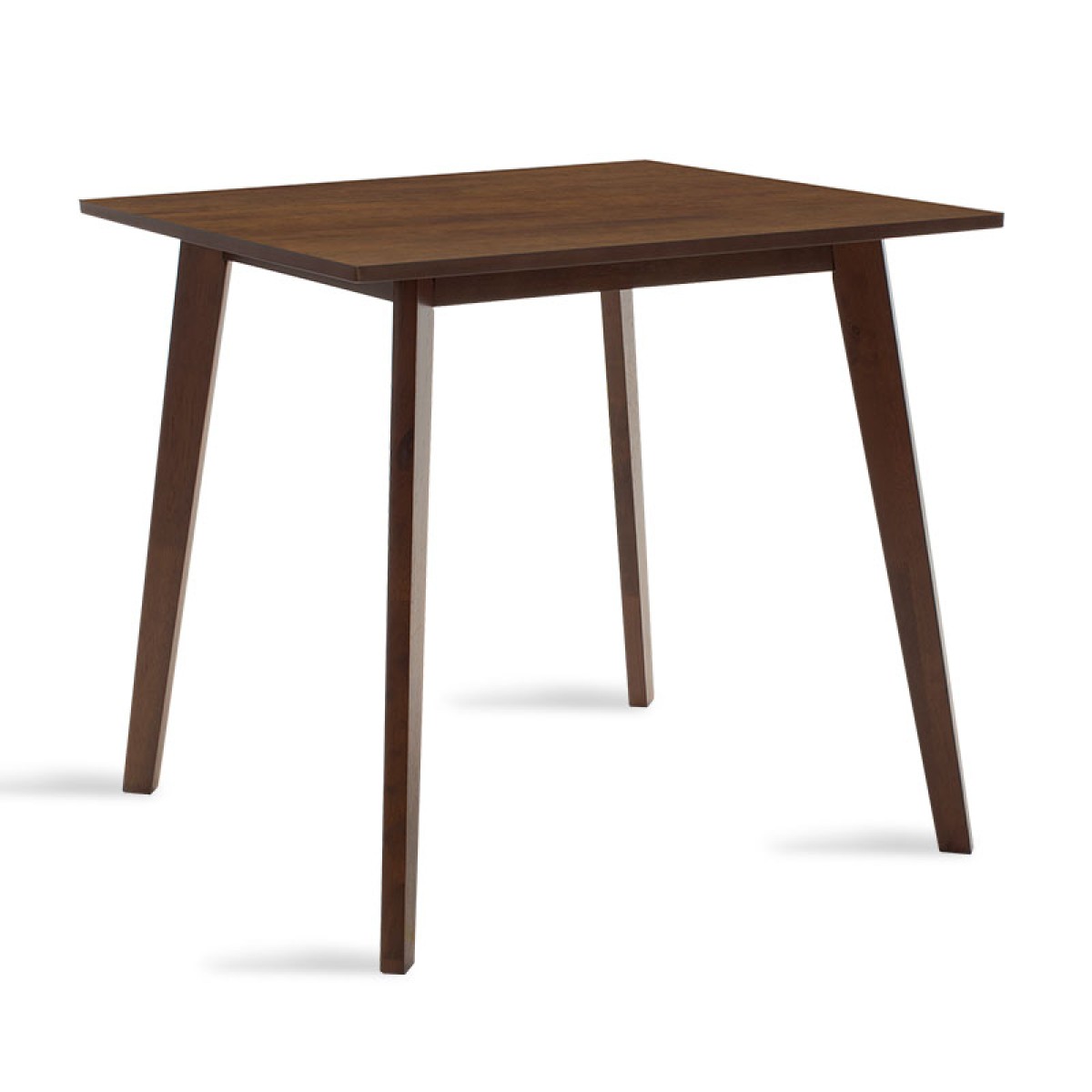Τραπέζι Benson pakoworld MDF σε καρυδί απόχρωση 80x80x75εκ Τραπέζι Benson pakoworld MDF σε καρυδί απόχρωση 80x80x75εκ