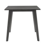 Τραπέζι Benson pakoworld MDF σε rustic grey απόχρωση 80x80x75εκ Τραπέζι Benson pakoworld MDF σε rustic grey απόχρωση 80x80x75εκ