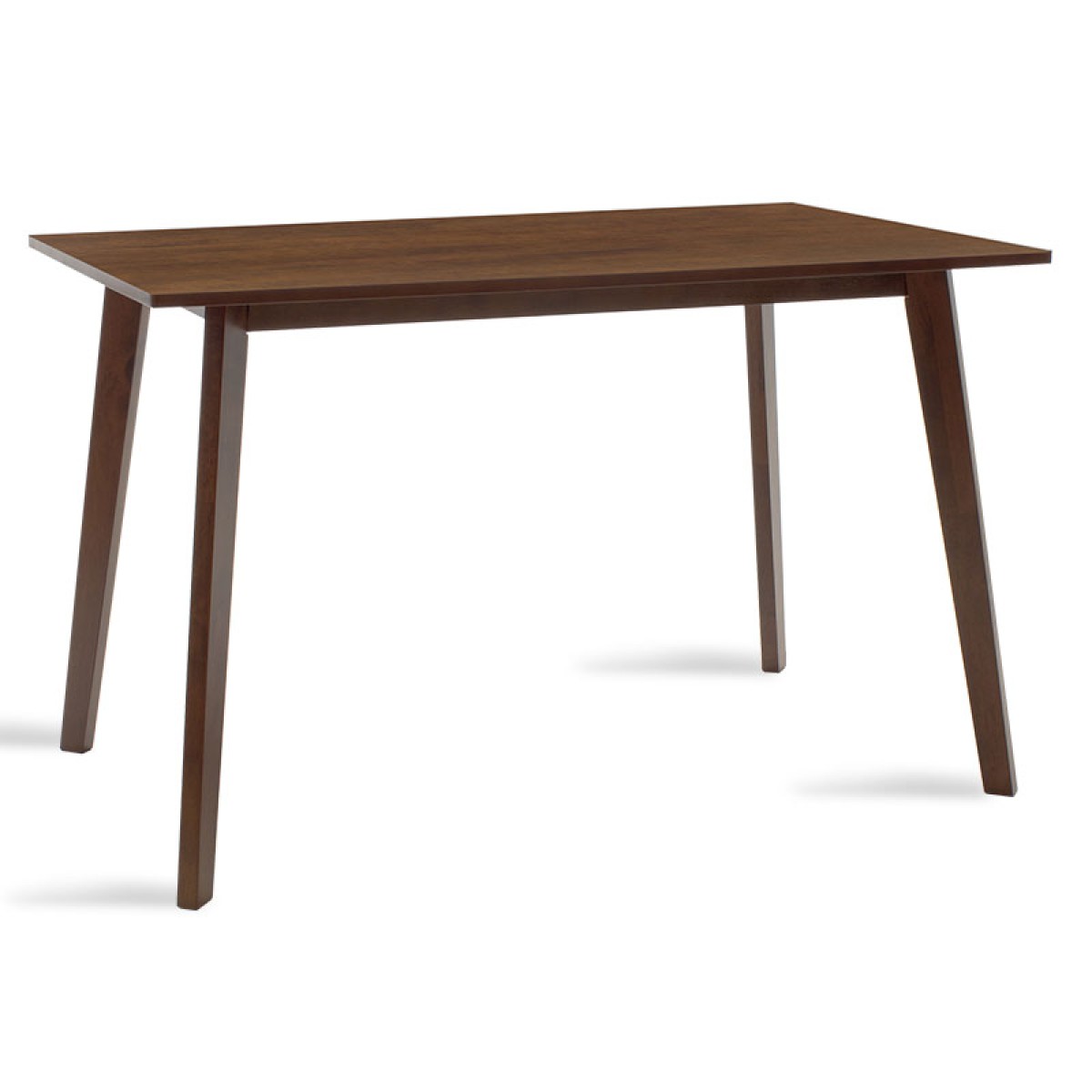 Τραπέζι Benson pakoworld MDF σε καρυδί απόχρωση 120x75x75εκ Τραπέζι Benson pakoworld MDF σε καρυδί απόχρωση 120x75x75εκ
