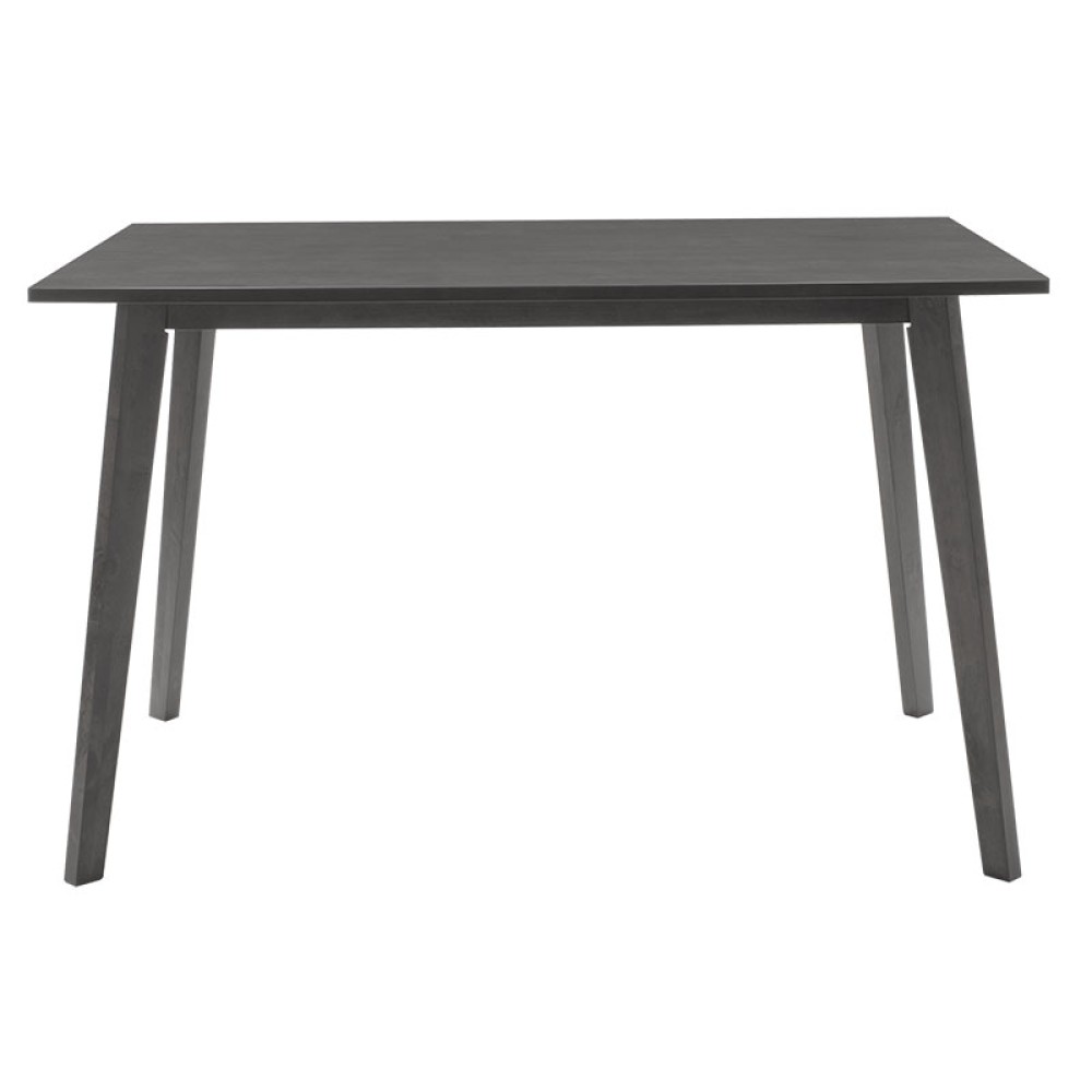 Τραπέζι Benson pakoworld MDF σε rustic grey απόχρωση 120x75x75εκ