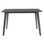 Τραπέζι Benson pakoworld MDF σε rustic grey απόχρωση 120x75x75εκ Τραπέζι Benson pakoworld MDF σε rustic grey απόχρωση 120x75x75εκ