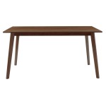 Τραπέζι Benson pakoworld MDF σε καρυδί απόχρωση 150x90x75εκ Τραπέζι Benson pakoworld MDF σε καρυδί απόχρωση 150x90x75εκ