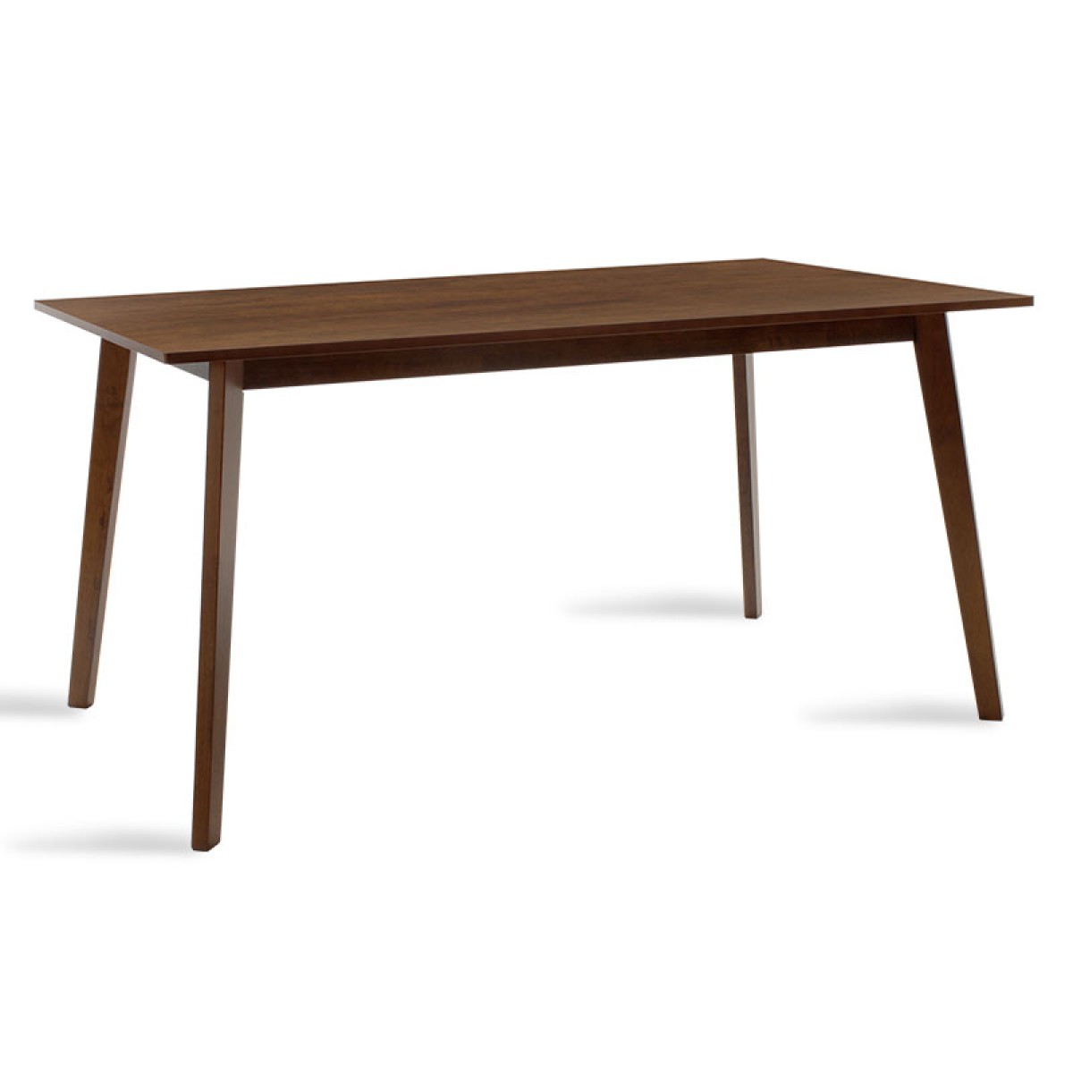 Τραπέζι Benson pakoworld MDF σε καρυδί απόχρωση 150x90x75εκ Τραπέζι Benson pakoworld MDF σε καρυδί απόχρωση 150x90x75εκ