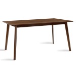 Τραπέζι Benson pakoworld MDF σε καρυδί απόχρωση 150x90x75εκ Τραπέζι Benson pakoworld MDF σε καρυδί απόχρωση 150x90x75εκ