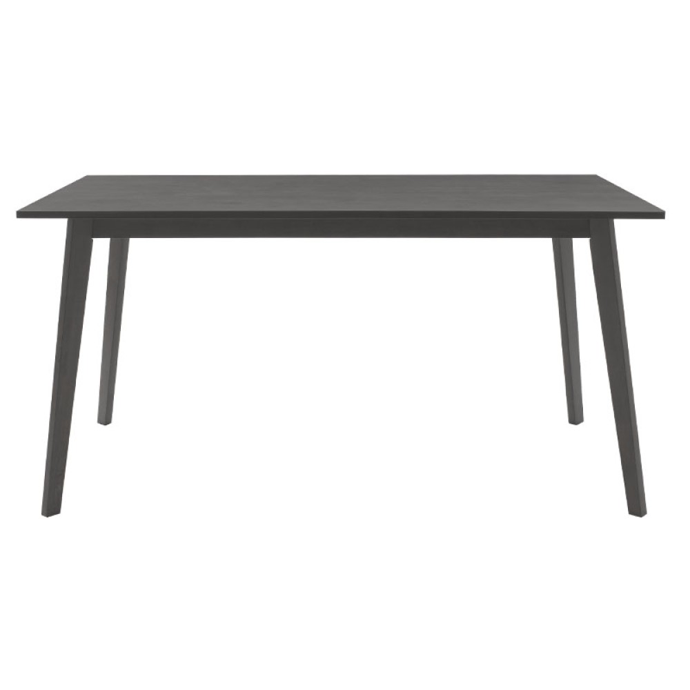 Τραπέζι Benson pakoworld MDF σε rustic grey απόχρωση 150x90x75εκ