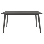 Τραπέζι Benson pakoworld MDF σε rustic grey απόχρωση 150x90x75εκ Τραπέζι Benson pakoworld MDF σε rustic grey απόχρωση 150x90x75εκ