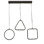 Φωτιστικό οροφής τρίφωτο PWL-0990 pakoworld LED 60W μαύρο 70x10x100εκ Φωτιστικό οροφής τρίφωτο PWL-0990 pakoworld LED 60W μαύρο 70x10x100εκ