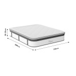 Στρώμα Utopia pakoworld pocket spring με ανώστρωμα 30-32cm 150x200εκ Στρώμα Utopia pakoworld pocket spring με ανώστρωμα 30-32cm 150x200εκ
