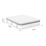 Στρώμα Utopia pakoworld pocket spring με ανώστρωμα aloe vera 30-32cm 160x200εκ