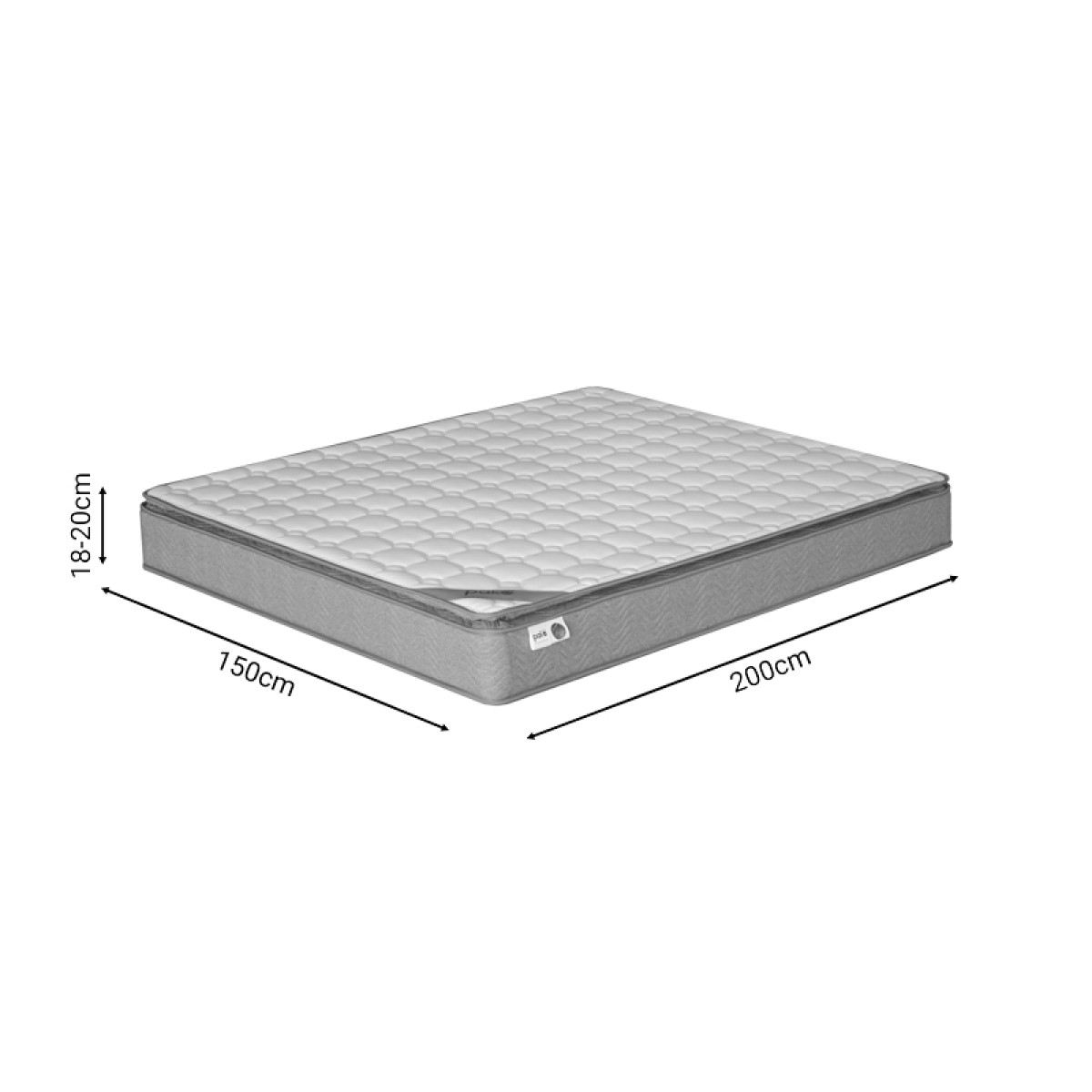 Στρώμα Perfecto pakoworld Continuous springs μονής όψης ανώστρωμα 18-20cm 150x200εκ Στρώμα Perfecto pakoworld Continuous springs μονής όψης ανώστρωμα 18-20cm 150x200εκ