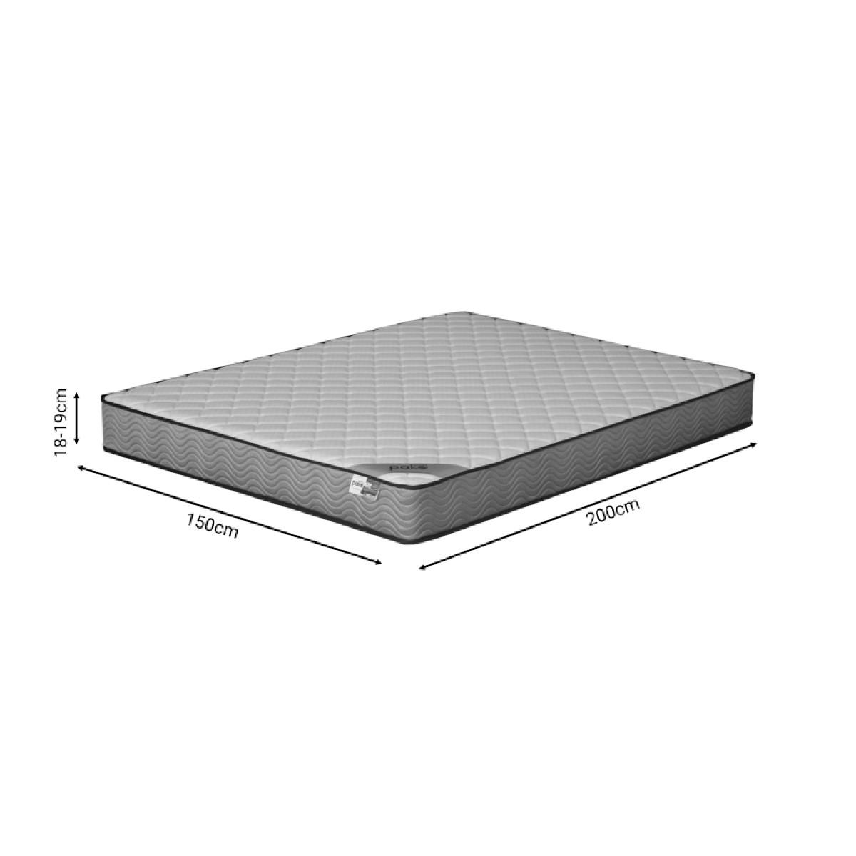Στρώμα Frezio pakoworld pocket spring roll pack διπλής όψης 18-19cm 150x200εκ Στρώμα Frezio pakoworld pocket spring roll pack διπλής όψης 18-19cm 150x200εκ