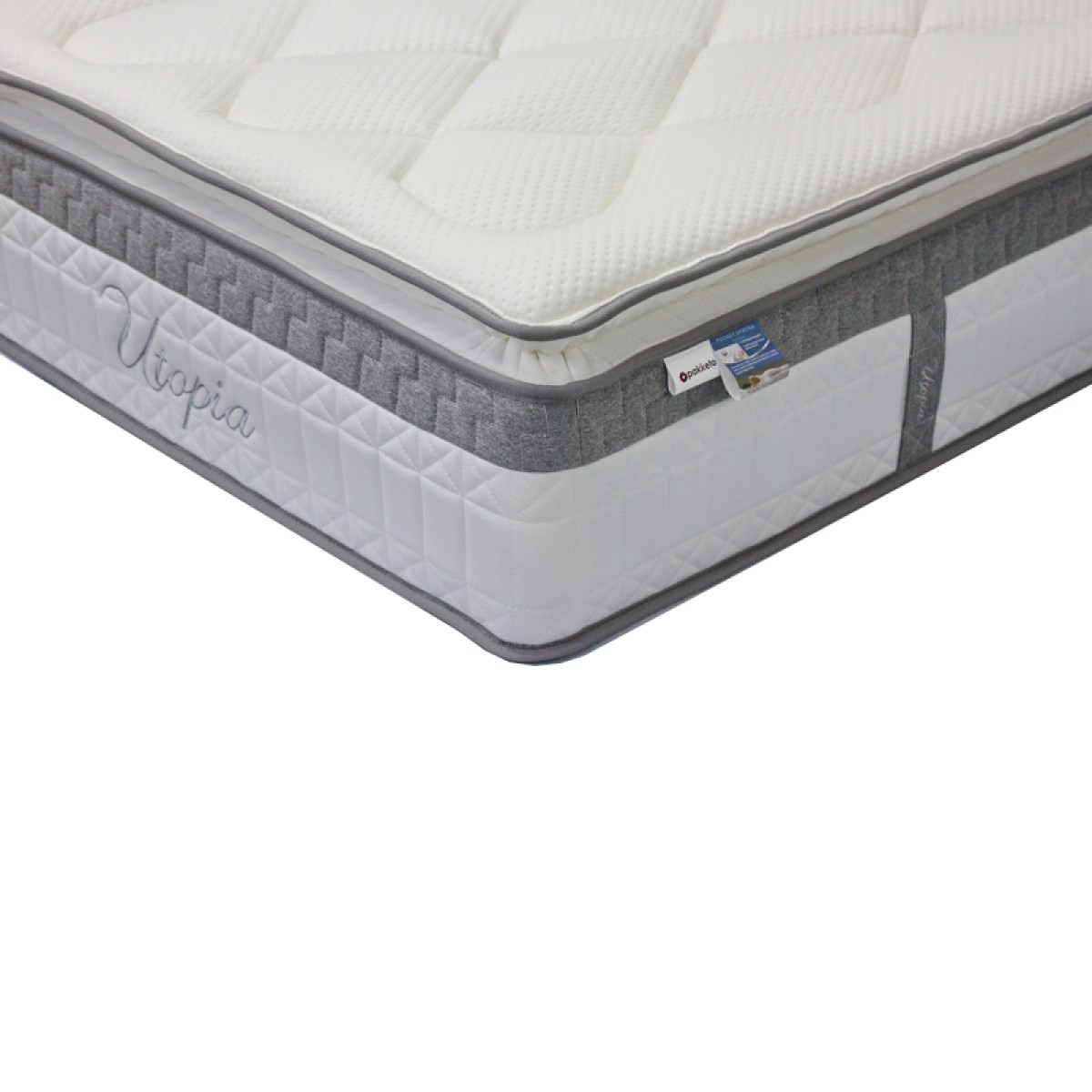 Στρώμα Utopia pakoworld pocket spring με ανώστρωμα 30-32cm 100x200εκ Στρώμα Utopia pakoworld pocket spring με ανώστρωμα 30-32cm 100x200εκ