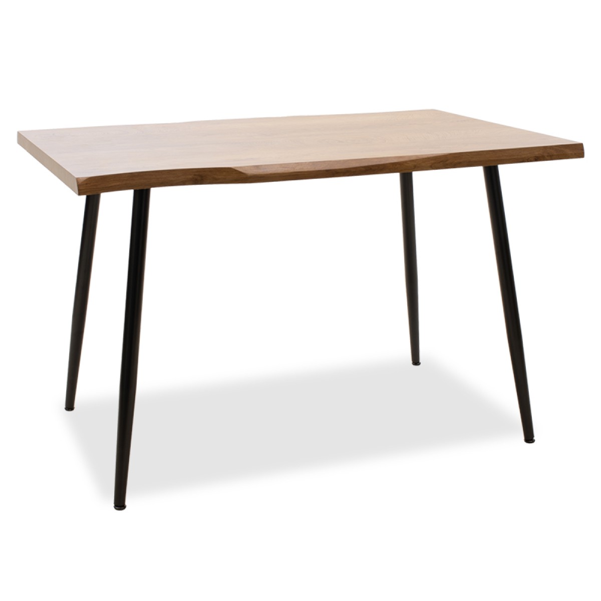 Τραπέζι Neve pakoworld MDF καρυδί-πόδι μεταλλικό μαύρο 120x80x75εκ Τραπέζι Neve pakoworld MDF καρυδί-πόδι μεταλλικό μαύρο 120x80x75εκ