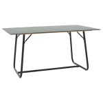Τραπέζι Revello pakoworld sintered stone μαύρο μαρμάρου-μαύρο 150x90x75εκ Τραπέζι Revello pakoworld sintered stone μαύρο μαρμάρου-μαύρο 150x90x75εκ