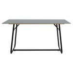 Τραπέζι Revello pakoworld sintered stone μαύρο μαρμάρου-μαύρο 150x90x75εκ Τραπέζι Revello pakoworld sintered stone μαύρο μαρμάρου-μαύρο 150x90x75εκ