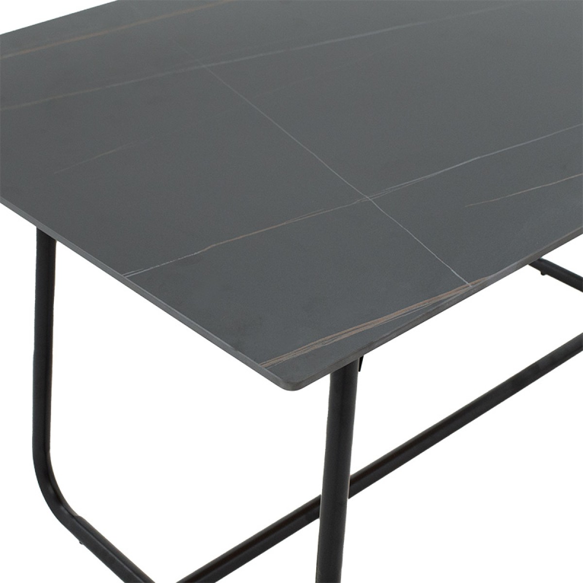 Τραπέζι Revello pakoworld sintered stone μαύρο μαρμάρου-μαύρο 150x90x75εκ Τραπέζι Revello pakoworld sintered stone μαύρο μαρμάρου-μαύρο 150x90x75εκ