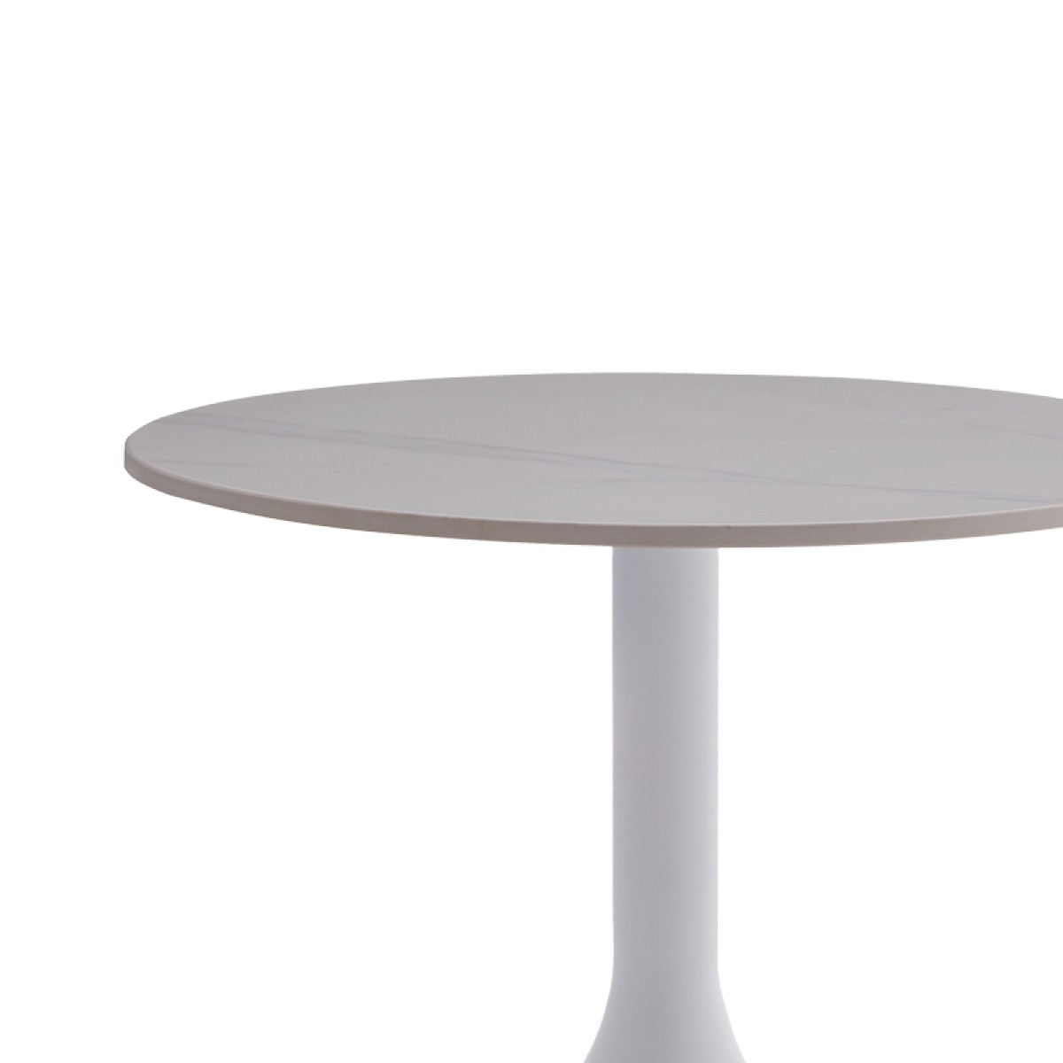 Βοηθητικό τραπέζι Fabron Inart λευκό sintered stone Φ50x52εκ Βοηθητικό τραπέζι Fabron Inart λευκό sintered stone Φ50x52εκ