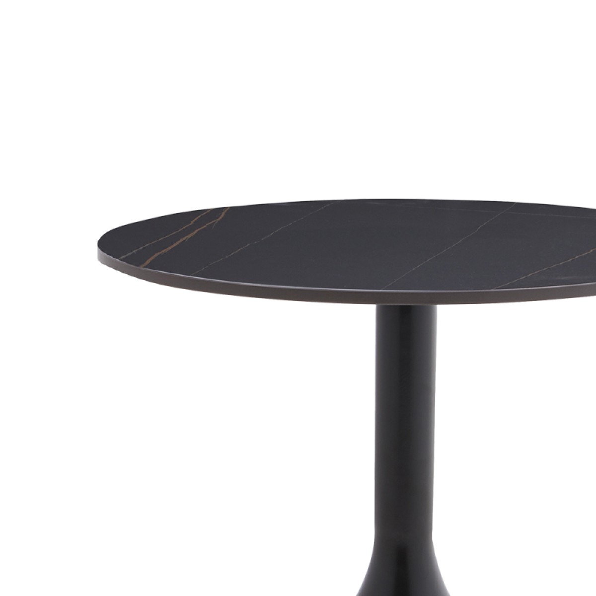 Βοηθητικό τραπέζι Fabron Inart μαύρο sintered stone Φ50x52εκ Βοηθητικό τραπέζι Fabron Inart μαύρο sintered stone Φ50x52εκ