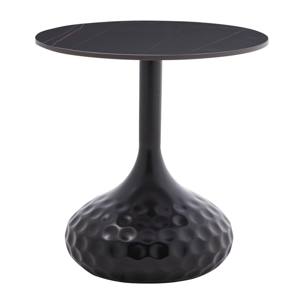 Βοηθητικό τραπέζι Fabron Inart μαύρο sintered stone Φ50x52εκ Βοηθητικό τραπέζι Fabron Inart μαύρο sintered stone Φ50x52εκ