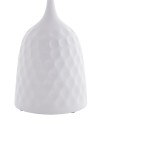 Βοηθητικό τραπέζι Kousien Inart λευκό sintered stone Φ50x60εκ Βοηθητικό τραπέζι Kousien Inart λευκό sintered stone Φ50x60εκ