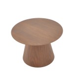 Τραπέζι σαλονιού Kayano pakoworld καρυδί mdf Φ60x40εκ Τραπέζι σαλονιού Kayano pakoworld καρυδί mdf Φ60x40εκ