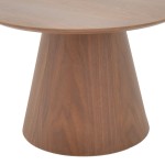 Τραπέζι σαλονιού Kayano pakoworld καρυδί mdf Φ60x40εκ Τραπέζι σαλονιού Kayano pakoworld καρυδί mdf Φ60x40εκ