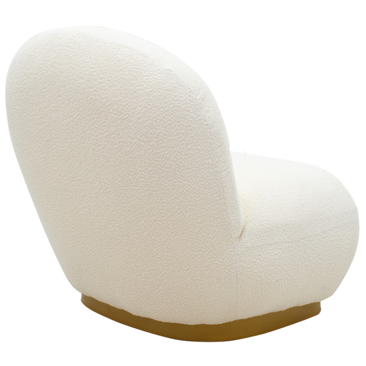 Πολυθρόνα Rosalie pakoworld ύφασμα μπουκλέ cream-χρυσό 85x82x77εκ Πολυθρόνα Rosalie pakoworld ύφασμα μπουκλέ cream-χρυσό 85x82x77εκ