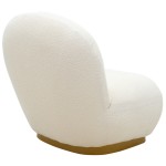 Πολυθρόνα Rosalie pakoworld ύφασμα μπουκλέ cream-χρυσό 85x82x77εκ Πολυθρόνα Rosalie pakoworld ύφασμα μπουκλέ cream-χρυσό 85x82x77εκ