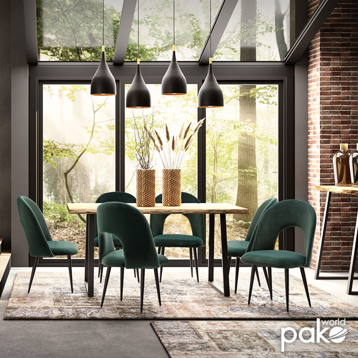 Τραπέζι Miles pakoworld μασίφ ξύλο 4εκ φυσικό-πόδι μαύρο 200x96x79εκ Τραπέζι Miles pakoworld μασίφ ξύλο 4εκ φυσικό-πόδι μαύρο 200x96x79εκ
