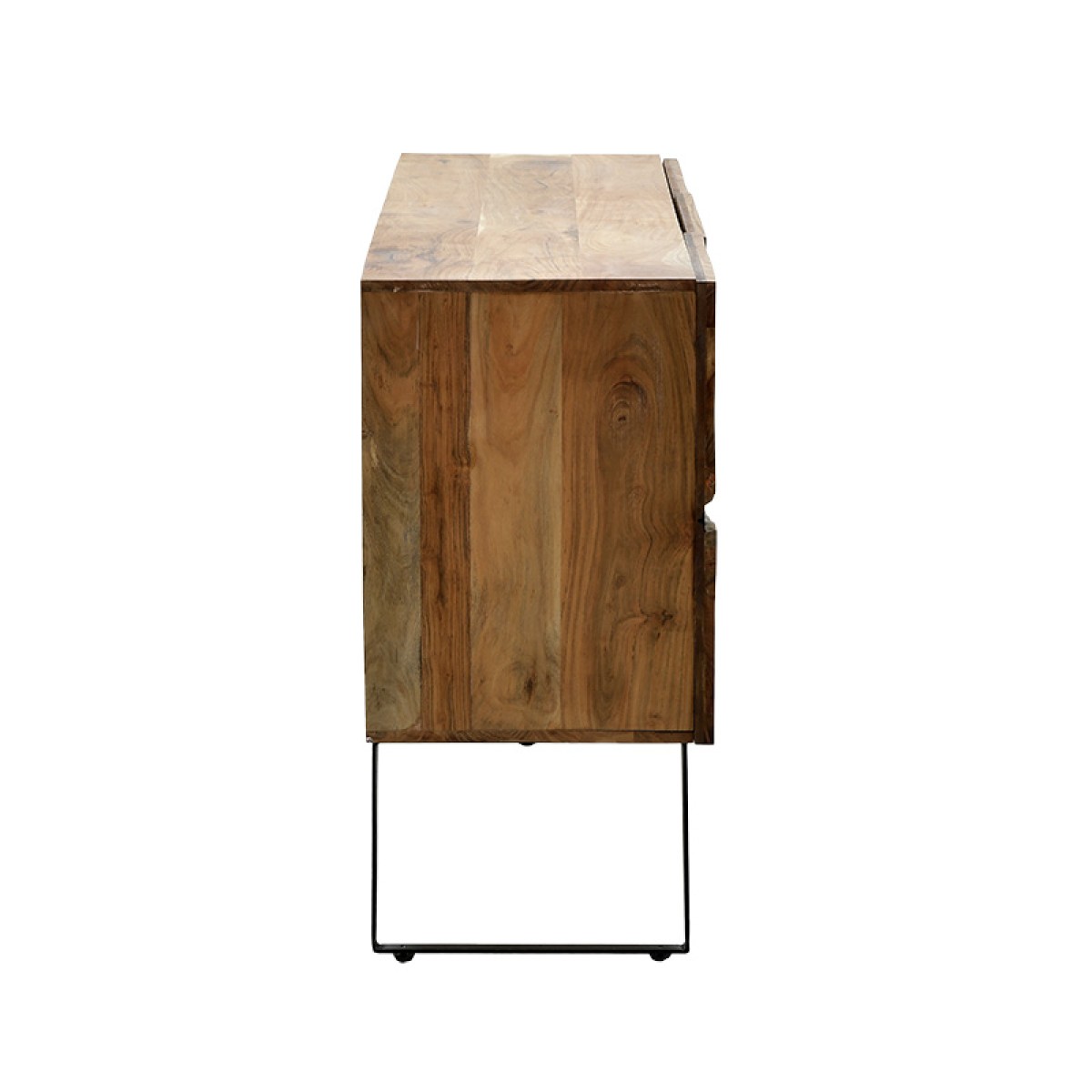 Μπουφές Imena pakoworld μασίφ ξύλο 4εκ φυσικό-μαύρο 148x43.5x86εκ Μπουφές Imena pakoworld μασίφ ξύλο 4εκ φυσικό-μαύρο 148x43.5x86εκ