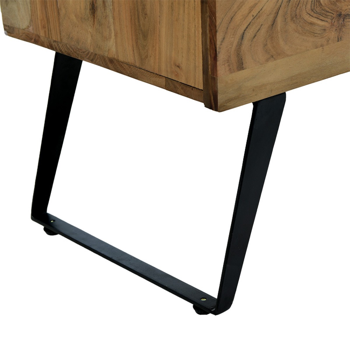 Μπουφές Imena pakoworld μασίφ ξύλο 4εκ φυσικό-μαύρο 148x43.5x86εκ Μπουφές Imena pakoworld μασίφ ξύλο 4εκ φυσικό-μαύρο 148x43.5x86εκ