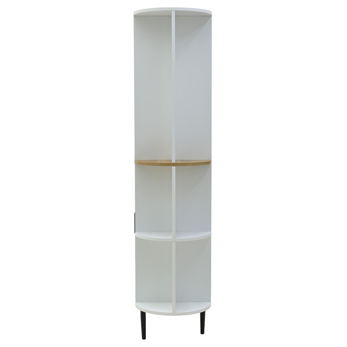 Βιτρίνα Xarvey Inart λευκό-φυσικό ξύλο 110x38x160εκ Βιτρίνα Xarvey Inart λευκό-φυσικό ξύλο 110x38x160εκ