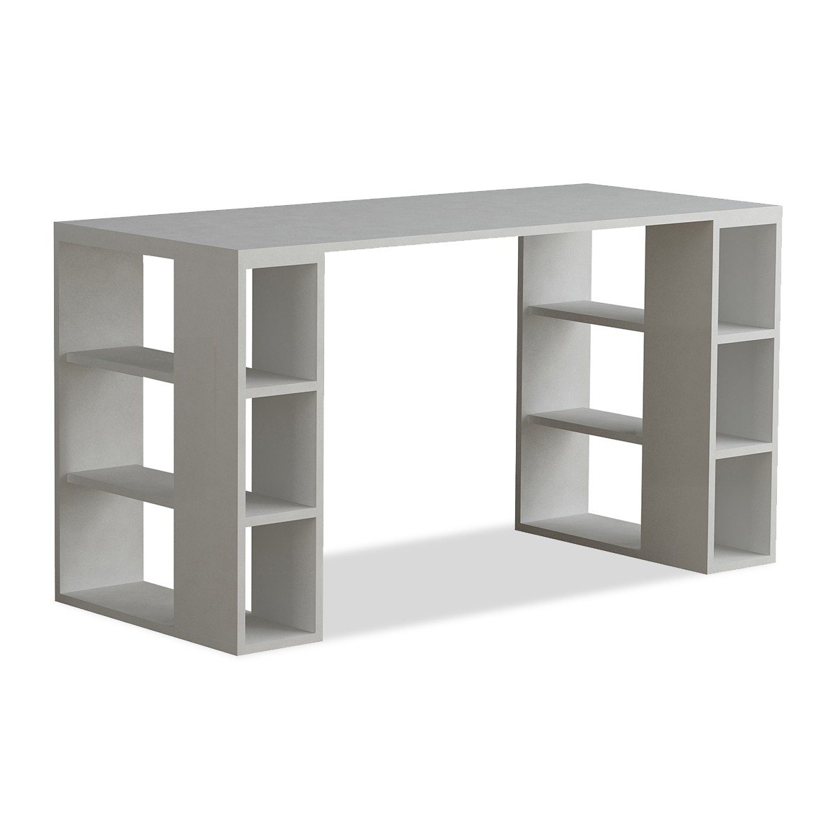 Γραφείο Colmar pakoworld χρώμα λευκό 140x60x75εκ Γραφείο Colmar pakoworld χρώμα λευκό 140x60x75εκ