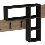 Κρεμάστρα Game pakoworld χρώμα φυσικό-ανθρακί 99,5x15x61εκ Κρεμάστρα Game pakoworld χρώμα φυσικό-ανθρακί 99,5x15x61εκ