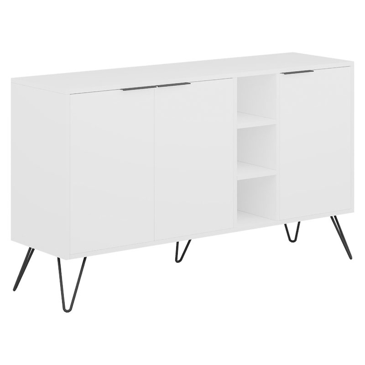 Μπουφές Clara pakoworld λευκό 142x35.5x83εκ Μπουφές Clara pakoworld λευκό 142x35.5x83εκ