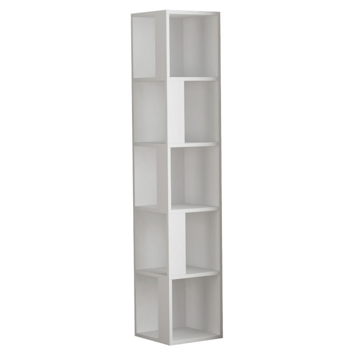 Βιβλιoθήκη στήλη Raphael pakoworld λευκό 31.5x31.5x159εκ Βιβλιoθήκη στήλη Raphael pakoworld λευκό 31.5x31.5x159εκ