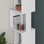 Βιβλιοθήκη - στήλη Piri pakoworld λευκό μελαμίνης 35x30x161εκ Βιβλιοθήκη - στήλη Piri pakoworld λευκό μελαμίνης 35x30x161εκ