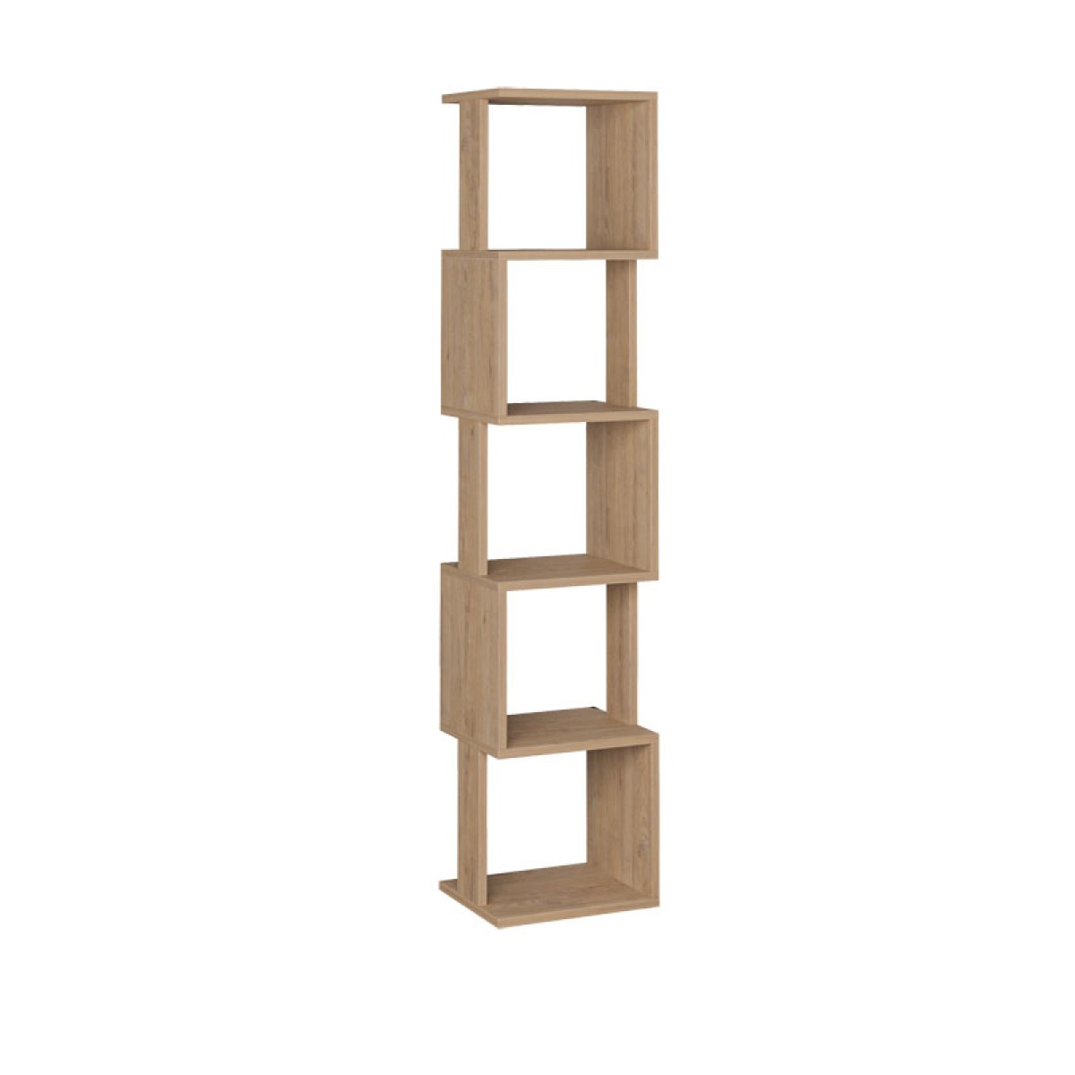 Βιβλιοθήκη - στήλη Piri pakoworld oak μελαμίνης 35x30x161εκ Βιβλιοθήκη - στήλη Piri pakoworld oak μελαμίνης 35x30x161εκ