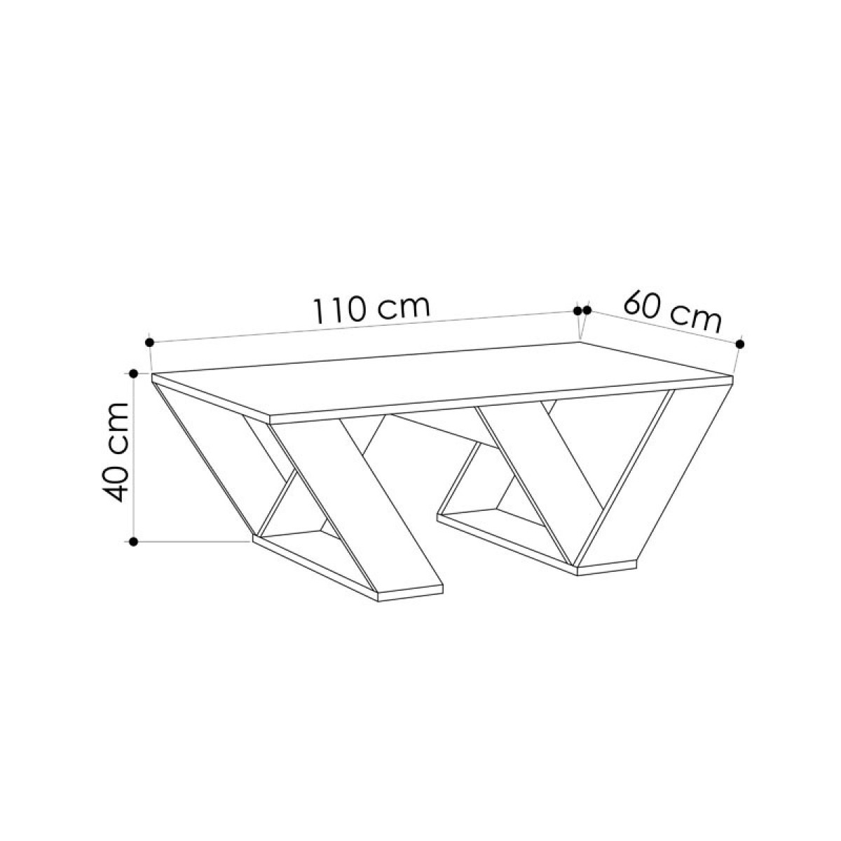 Τραπέζι σαλονιού Pipra pakoworld σε χρώμα φυσικό 110x60x40 Τραπέζι σαλονιού Pipra pakoworld σε χρώμα φυσικό 110x60x40