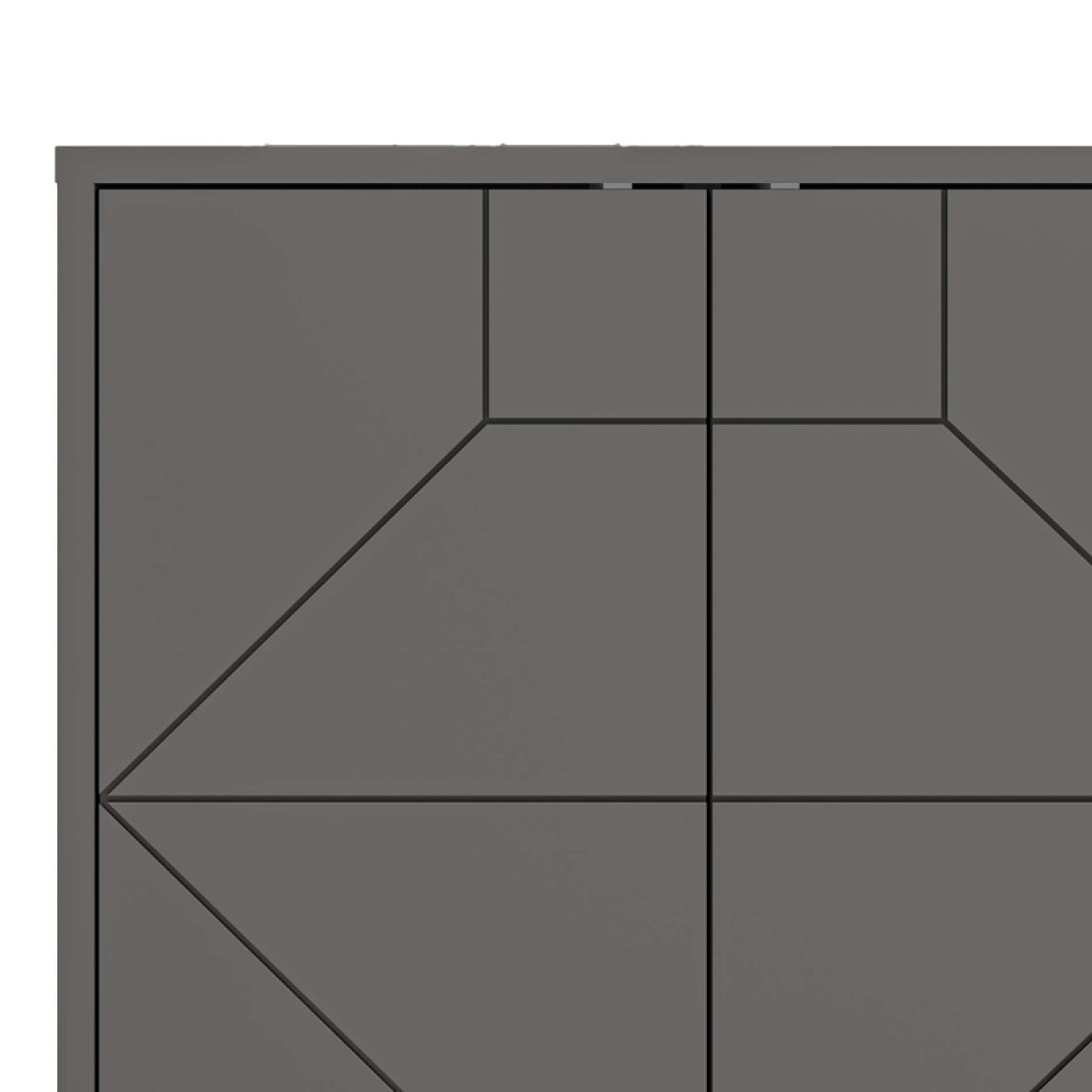 Μπουφές Dune pakoworld σε ανθρακί απόχρωση 181x35x77.4εκ Μπουφές Dune pakoworld σε ανθρακί απόχρωση 181x35x77.4εκ