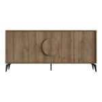 Μπουφές Gora pakoworld σε απόχρωση ανοιχτό καρυδί 180x35.6x82εκ Μπουφές Gora pakoworld σε απόχρωση ανοιχτό καρυδί 180x35.6x82εκ
