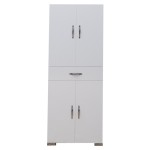 Ντουλάπα-στήλη Milou pakoworld λευκό 59x34.5x140εκ Ντουλάπα-στήλη Milou pakoworld λευκό 59x34.5x140εκ