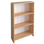 Βιβλιοθήκη Ferma pakoworld sonoma-λευκό 56x20x108εκ Βιβλιοθήκη Ferma pakoworld sonoma-λευκό 56x20x108εκ